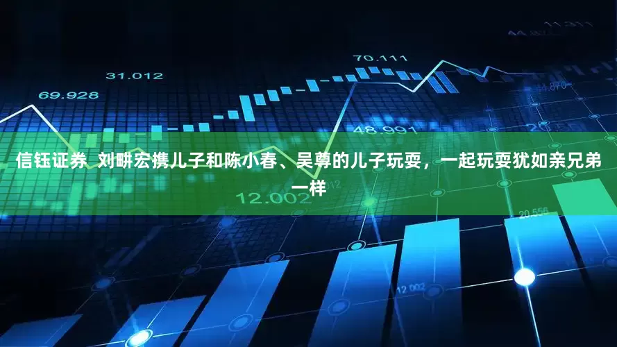 信钰证券  刘畊宏携儿子和陈小春、吴尊的儿子玩耍，一起玩耍犹如亲兄弟一样