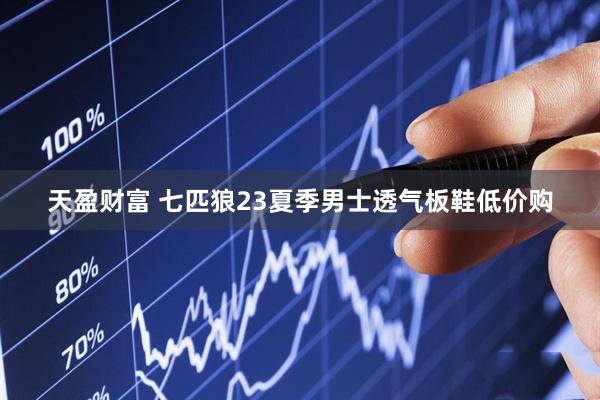 天盈财富 七匹狼23夏季男士透气板鞋低价购